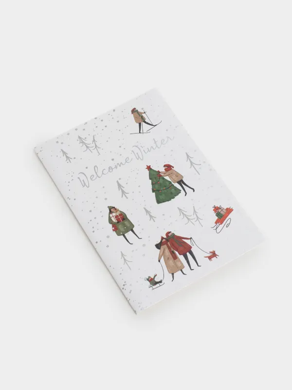 Открытка подарочная, 12х17 см, бумага, Christmas, image-2