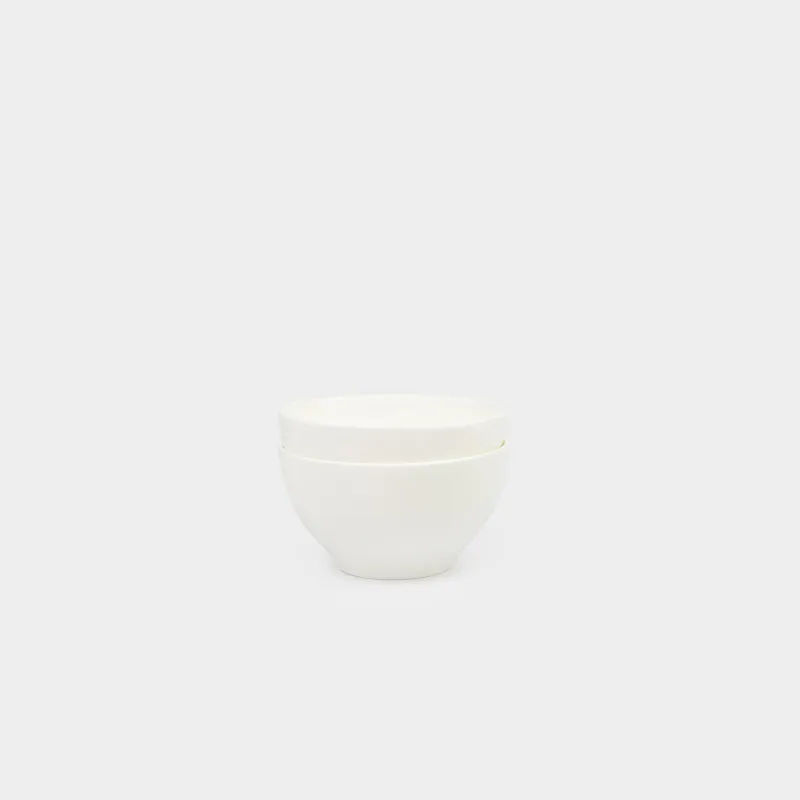 Пиала, 12х6 см, 2 дана, F фарфоры, ақ, Ideal white