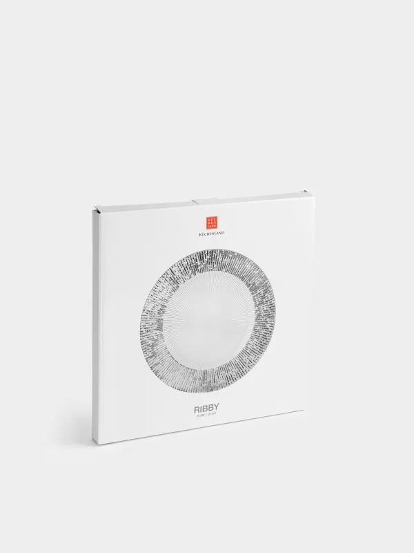 Тарелка подстановочная, 33 см, с блестками, Ribby, image-5