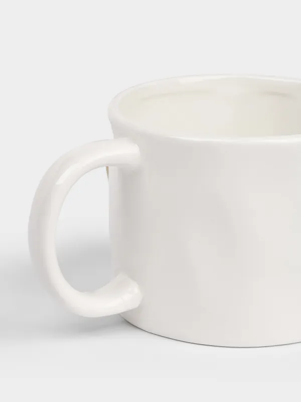 Саптыаяқ, 550 мл, фарфор Р, сүт түстес, Алтын кесіртке, Paradise garden, image-1