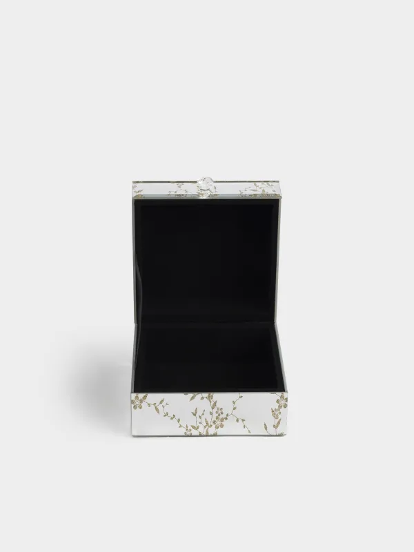 Зергерлік қобдиша, 13х8 см, шыны, айнасы бар, Бұтақтар, Glossy, image-4