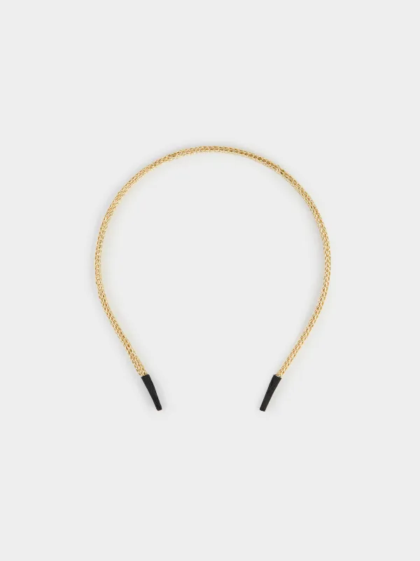 Тоғыншақ, 13х13 см, металл, алтын, Өрім, Hairstyle, image-0