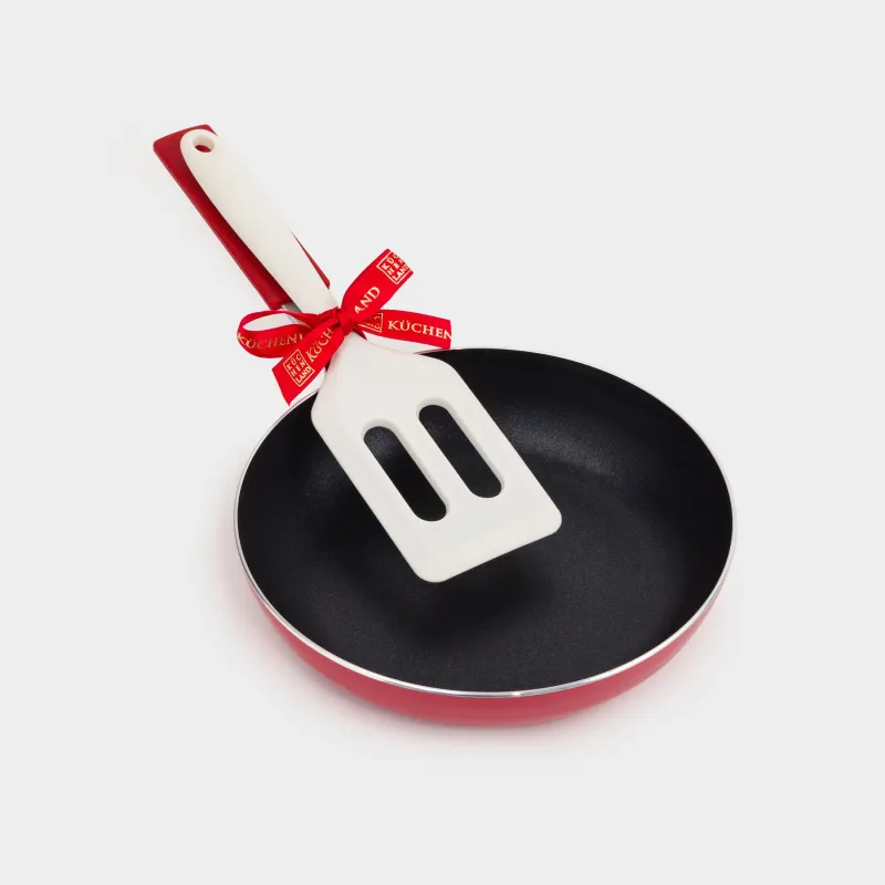 Сковорода, 16 см, с лопаткой, алюминий/силикон, Magic moments, image-5