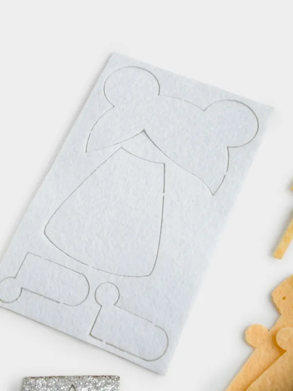 Шығармашылық жиынтығы, 13х11 см, қолөнер, киіз/мақта, салпыншақ, Періште, Creativity, image-4