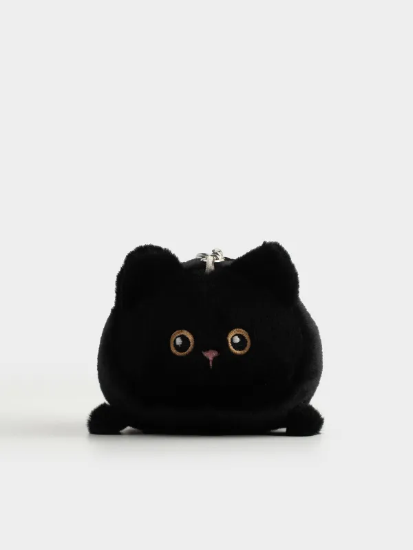Салпыншақ, 10 см, жұмсақ, бұрамалы, полиэстер/металл, қара, Мысық, Cat night, image-3