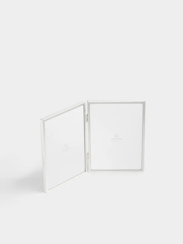 Фото жиектеме, 13х18 см, 2 фото, металл/шыны, күміс түстес, Fantastic, image-0