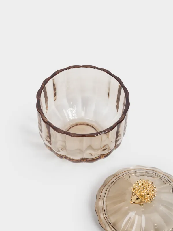 Сақтау ыдысы, 8х9 см, 180 мл, шыны Р/металл, Алтын кірпі, Alid, image-2