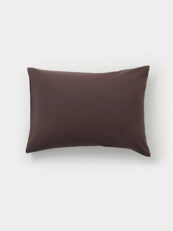 Наволочка, 50х70 см, 2 шт, вареный хлопок, коричневая, Washed cotton, image-0