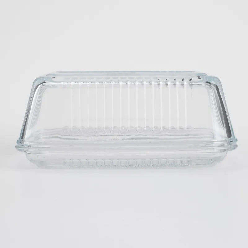 Сары май ыдысы, 17 см, Шыны Р, тікбұрышты, Ribby, image-1