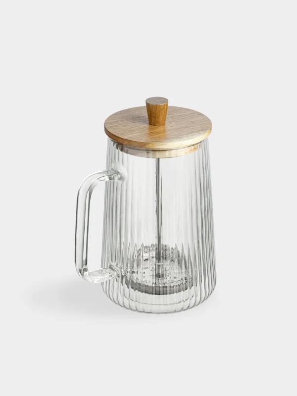 Френч-пресс, 1 л, шыны Б/болат, Air ribby, image-2