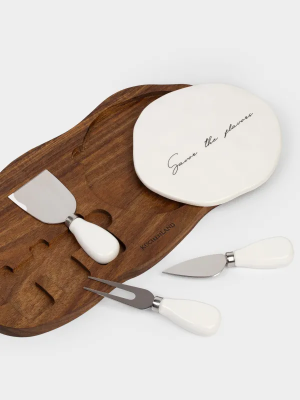 Набор для сыра, молочный, Noble tree, image-1