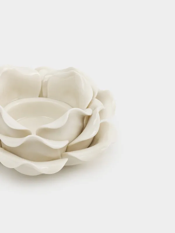 Подсвечник, 9x4 см, для чайной свечи, Роза, Rose, image-3