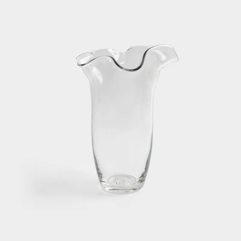 Ваза для цветов, 30 см, стекло, Clear wave