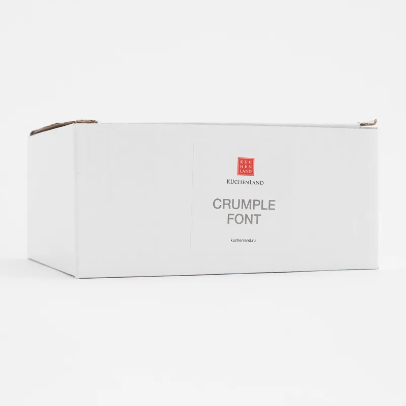 Шай жұбы, 1 адам, 2 зат 450 мл, керамика, ақ, Pause, Crumple font, image-5