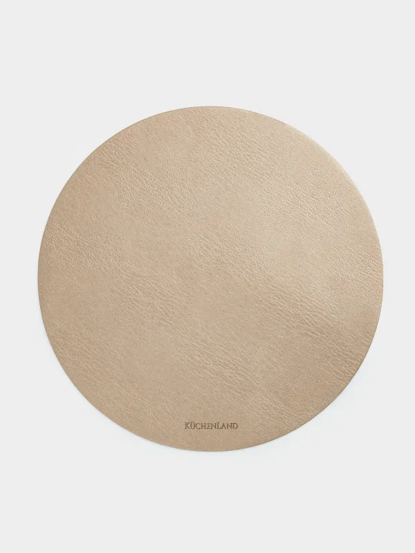 Аспаптарға арналған майлық, 33 см, ПВХ, дөңгелек, құмды және сарғылт-қоңыр, Rock, image-0