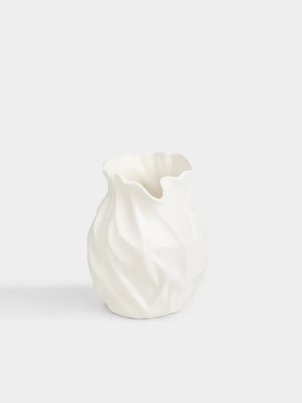 Ваза для цветов, 22 см, Мятый эффект, Crumple, image-0