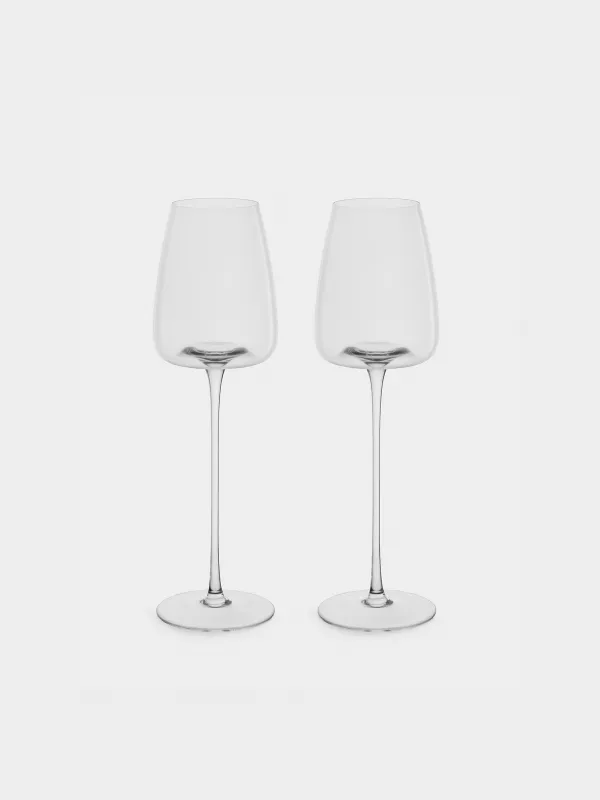 Ақ шарап бокалы, 340 мл, 2 дана, хрусталь шыны, Sorento, image-0
