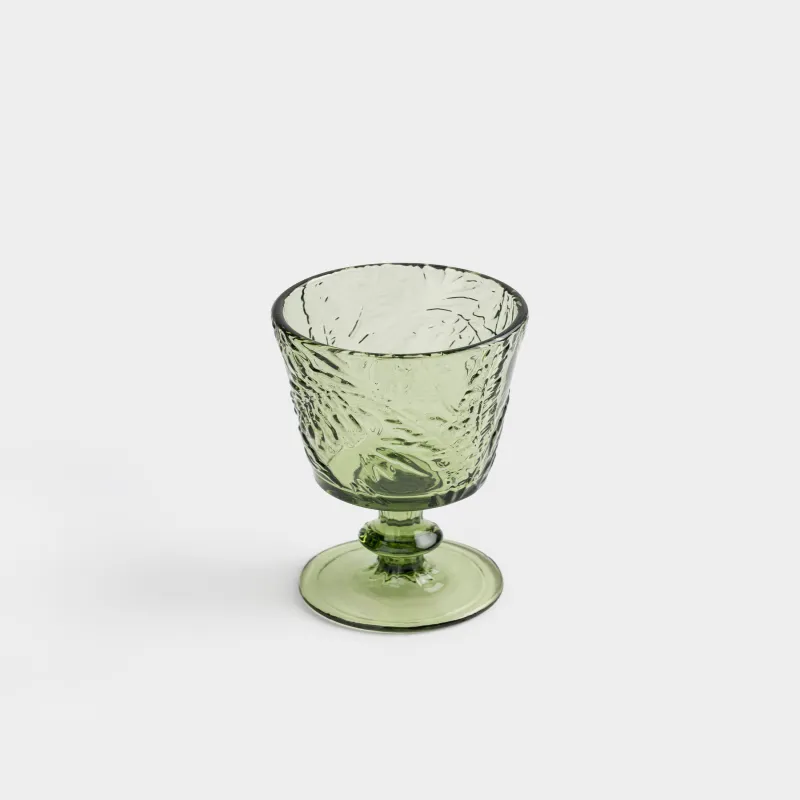 Шарап бокалы, 310 мл, шыны Р, жасыл, Tropical leaves, Tropical leaves, image-2