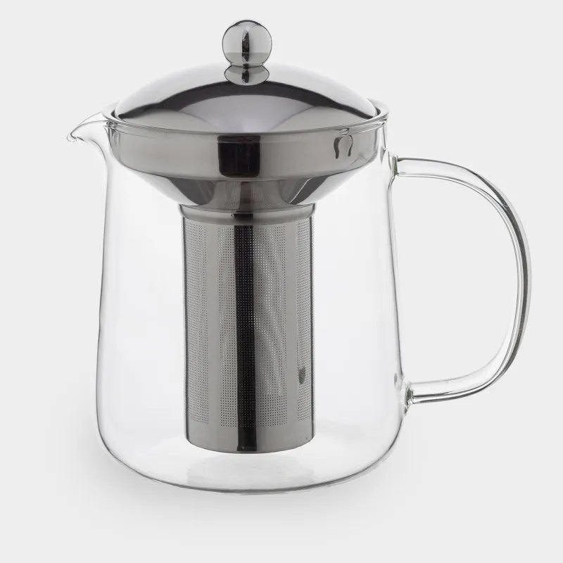 Чайник заварочный, 1,2 л, стекло Б/сталь, Macchiato