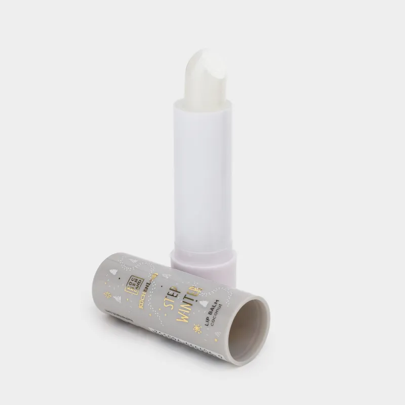 Бальзам для губ, 4 гр, увлажняющий, с блестками, Кокос, Step winter, image-4