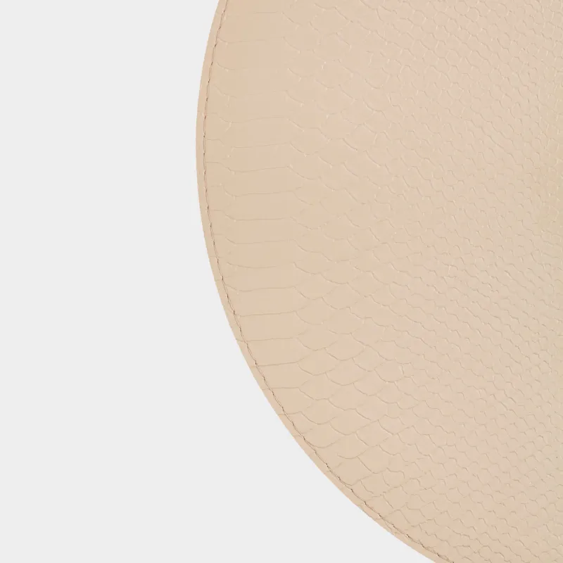 Аспаптарға арналған майлық, 38 см, полиуретан, дөңгелек, сарғылт-қоңыр, Жылан қабыршақтары, Rock, image-2