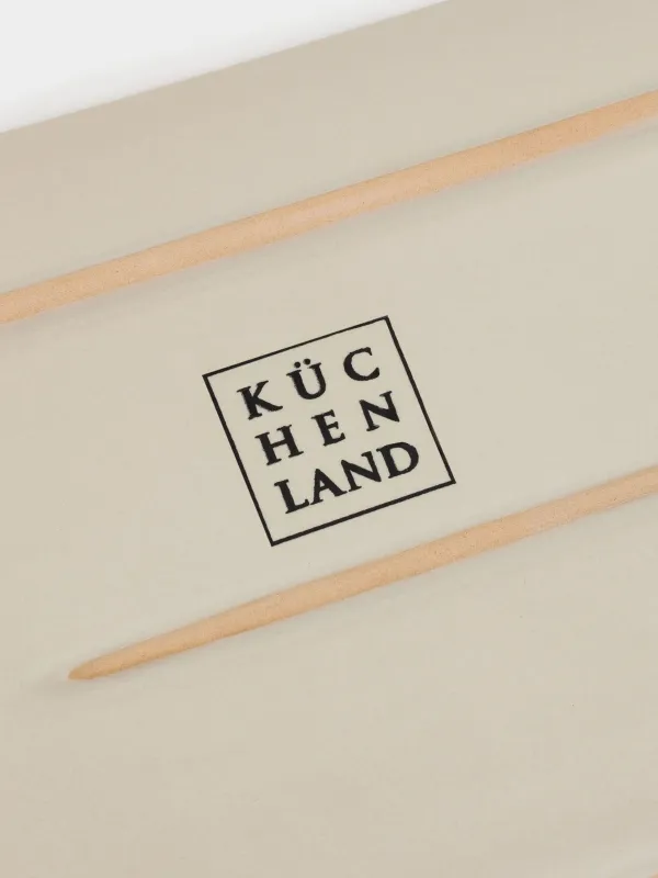 Блюдо, 25х13 см, керамика, овальное, бежевое, в крапинку, Speckled, image-3