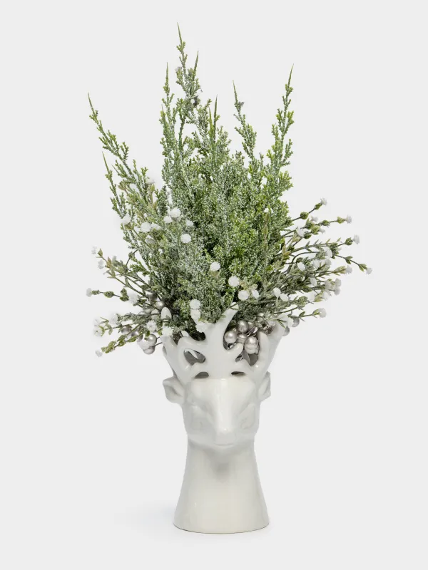 Ваза для цветов, 21 см, декоративная, Олень, Forest deers, image-3