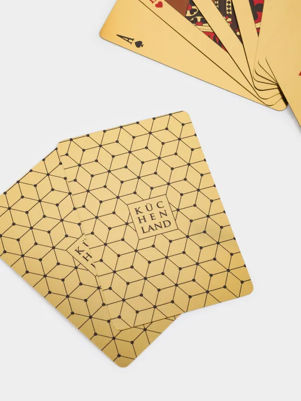 Игра настольная, 9x6 см, карты, бумага, золотистая, Hobby light, image-1