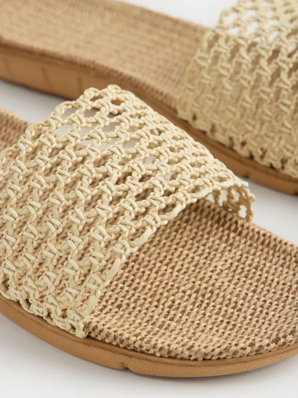 Әйелдер сандалдары, өлшемі 35-36, полиэстер/ТПР, сарғылт-қоңыр, Walk, image-4