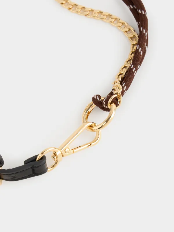 Салпыншақ, 35 см, металл/полиуретан/полиэстер, қоңыр-қара, Knot, image-2