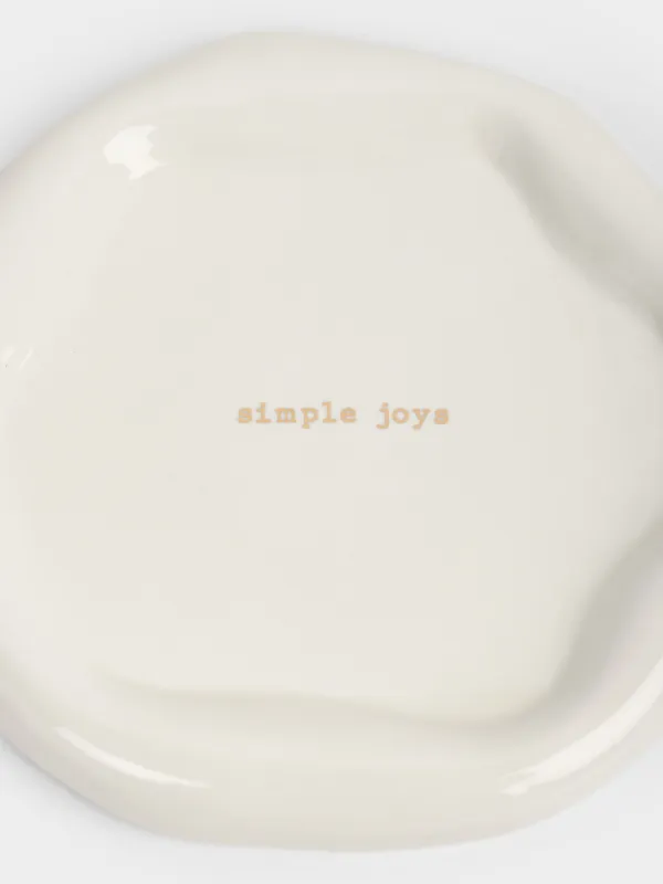 Блюдо, 22х2 см, Simple joys, Crumple font, image-1