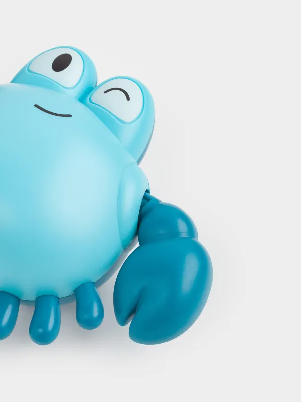 Игрушка для купания, 13 см, заводная, пластик, синяя, Плавающий краб, Underwater, image-3