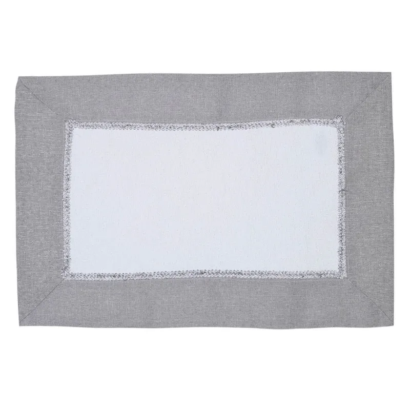 Аспаптарға арналған майлық, 30х45 см, 2 дана, полиэстер, ақ-сұр, Milky way