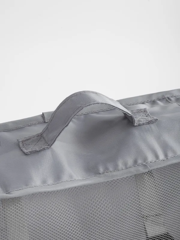 Органайзер для одежды, 34х28х11 см, M, с ремнями, саржа, серый, Travel comfort, image-6