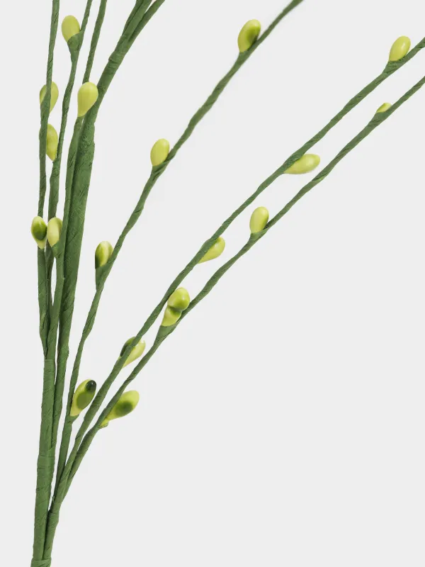 Сәндік бұтақ, 70 см, пластик, Сары жидектер, Willow decor, image-2