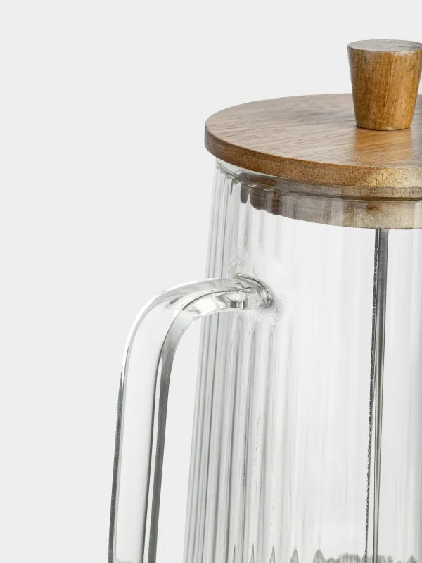 Френч-пресс, 1 л, шыны Б/болат, Air ribby, image-3