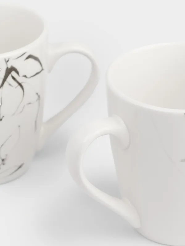 Кружка, 350 мл, 2 шт, Силуэтные цветы, Silhouette flowers, image-4