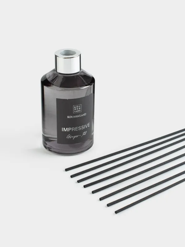 Хош иісті диффузор, 180 мл, сұр, Ginger-Rd, Impressive, image-0