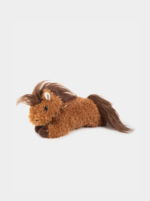 Игрушка, 30 см, мягкая, полиэстер, коричневая, Лошадь, Horse cute, image-0