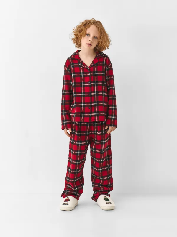 Балалар пижамасы, 104-110 см, шалбары бар, мақта, қызыл, Тор, Patsy, image-0
