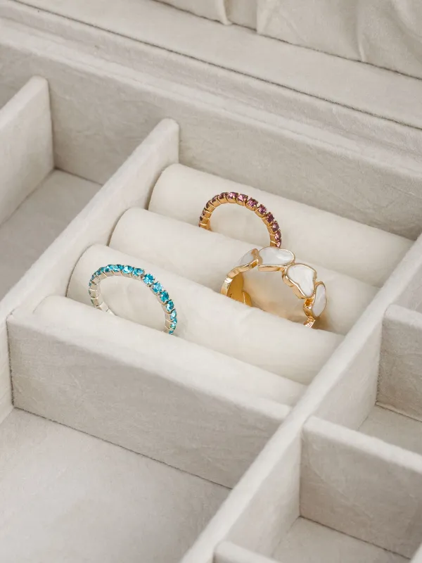 Зергерлік қорап, 20х15 см, айнасы бар, ағаш/жасанды былғары, сарғылт-қоңыр, Premiere one, image-6