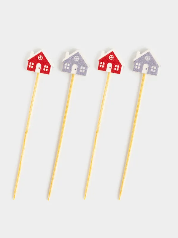 Шпажка для канапе, 20 шт, Домик, Elegant details, image-0