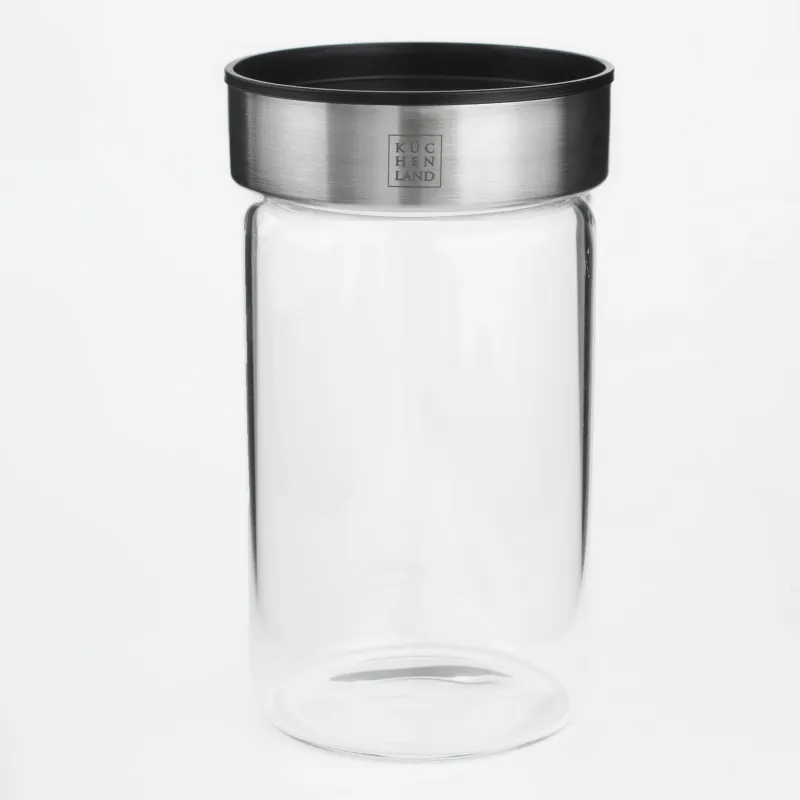 Азық-түлікке арналған банка, 750 мл, шыны пайдаланылған / пластик, Comfort