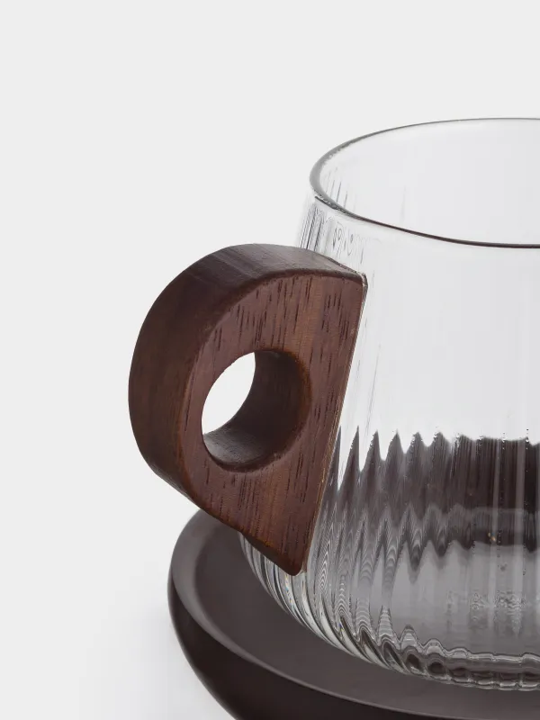 Саптыаяқ, 450 мл, тұғырда, шыны Б/ағаш, Ribby, image-2