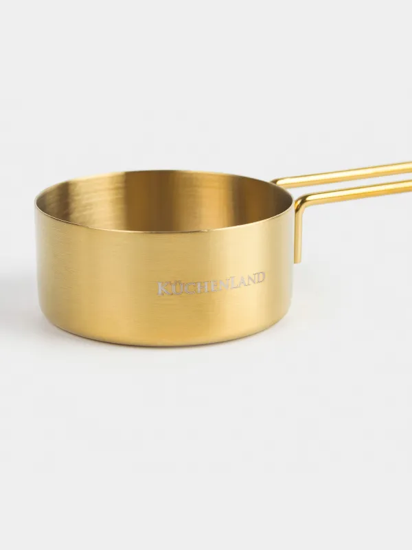 Ложка мерная, 50 мл, сталь, золотистая, Device gold, image-4
