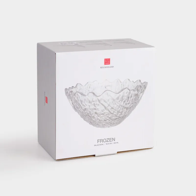 Салатник, 18х9 см, 850 мл, стекло Р, Frozen, image-3