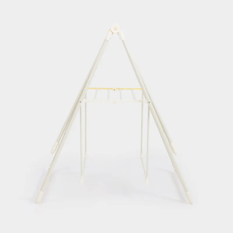 Сушилка для белья напольная, 155х57 см, раскладная, металл, бежевая, Х-форма, Compact, image-5