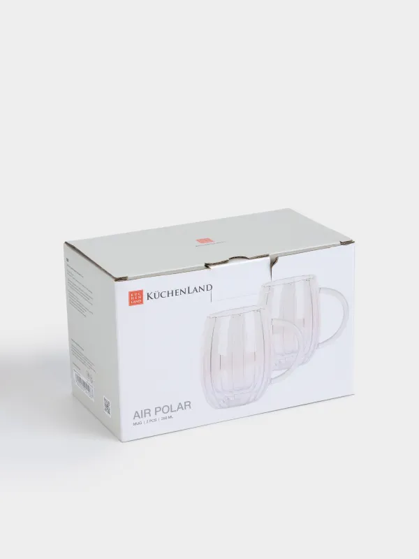 Саптыаяқ, 400 мл, 2 дана, шыны Б, інжу-маржан, Air polar, image-4