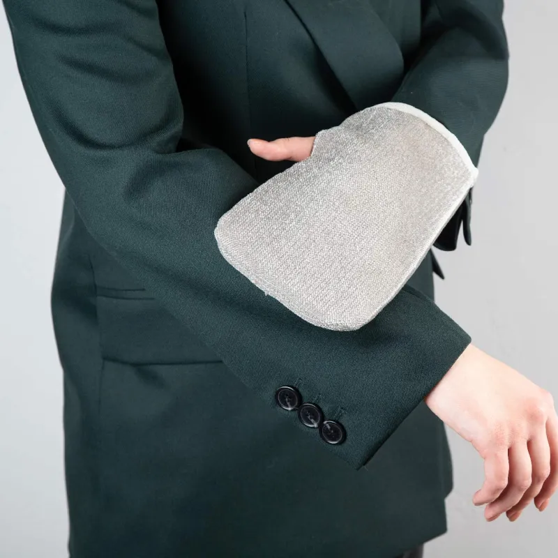 Жүннен тазалауға арналған биялай, 22х13 см, микрофибра, сұр, Clean, image-1