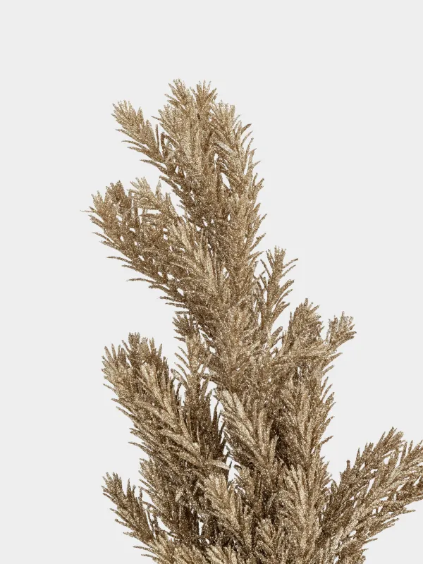 Сәндік бұтақ, 60 см, пластик, шампан, Қылқан инелер, Conifer champagne, image-1